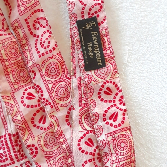 Enwrapture Vintage Silk Wrap Skirt, OS - Picture 6 of 7